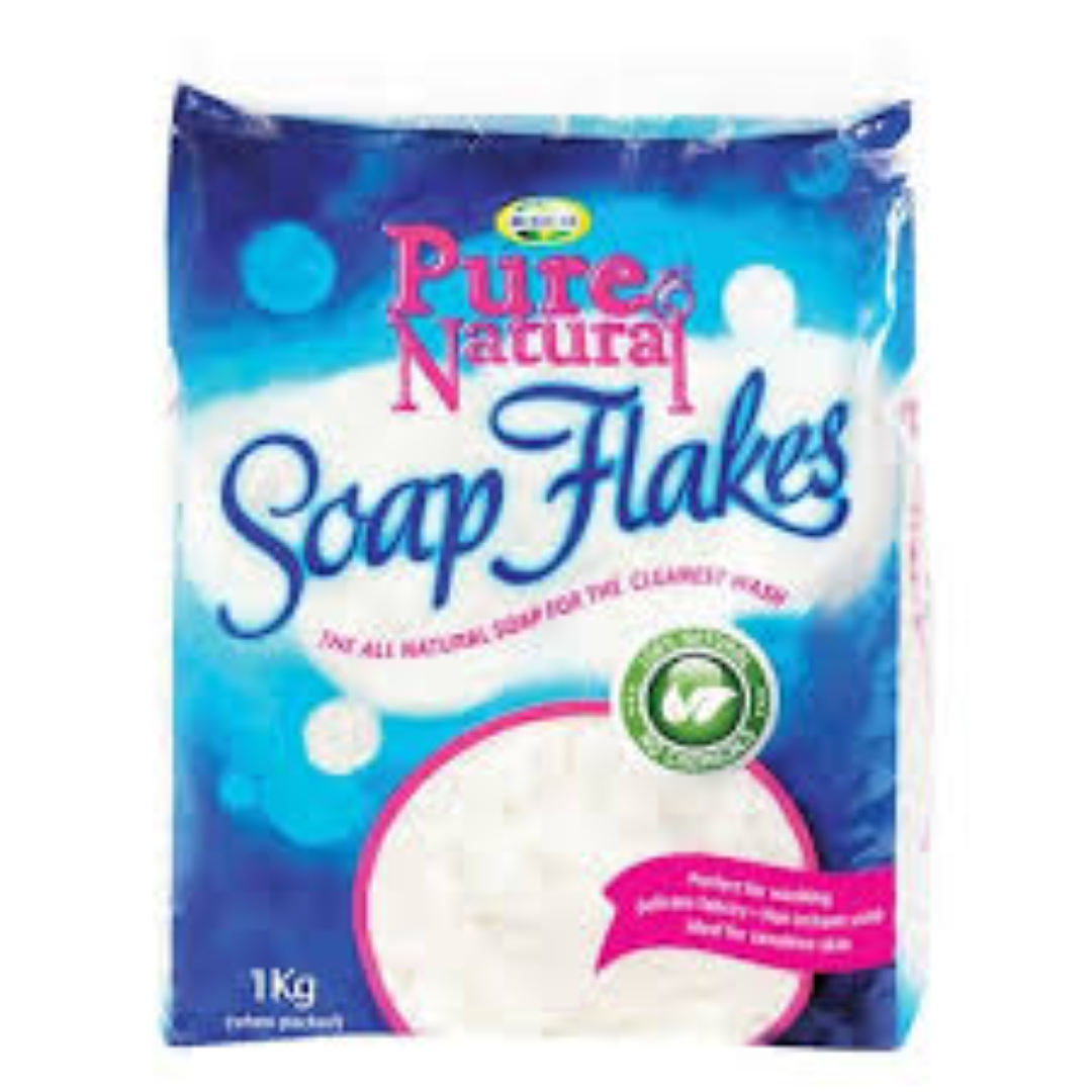 PURE & NATURAL SOAP FLAKES 1KG